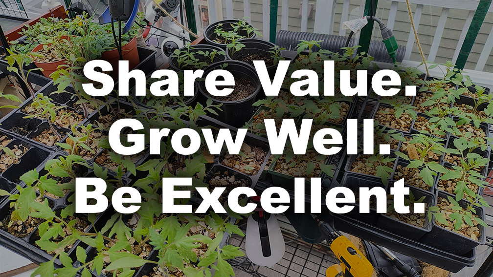 Share Value, Hire Well, Be Excellent